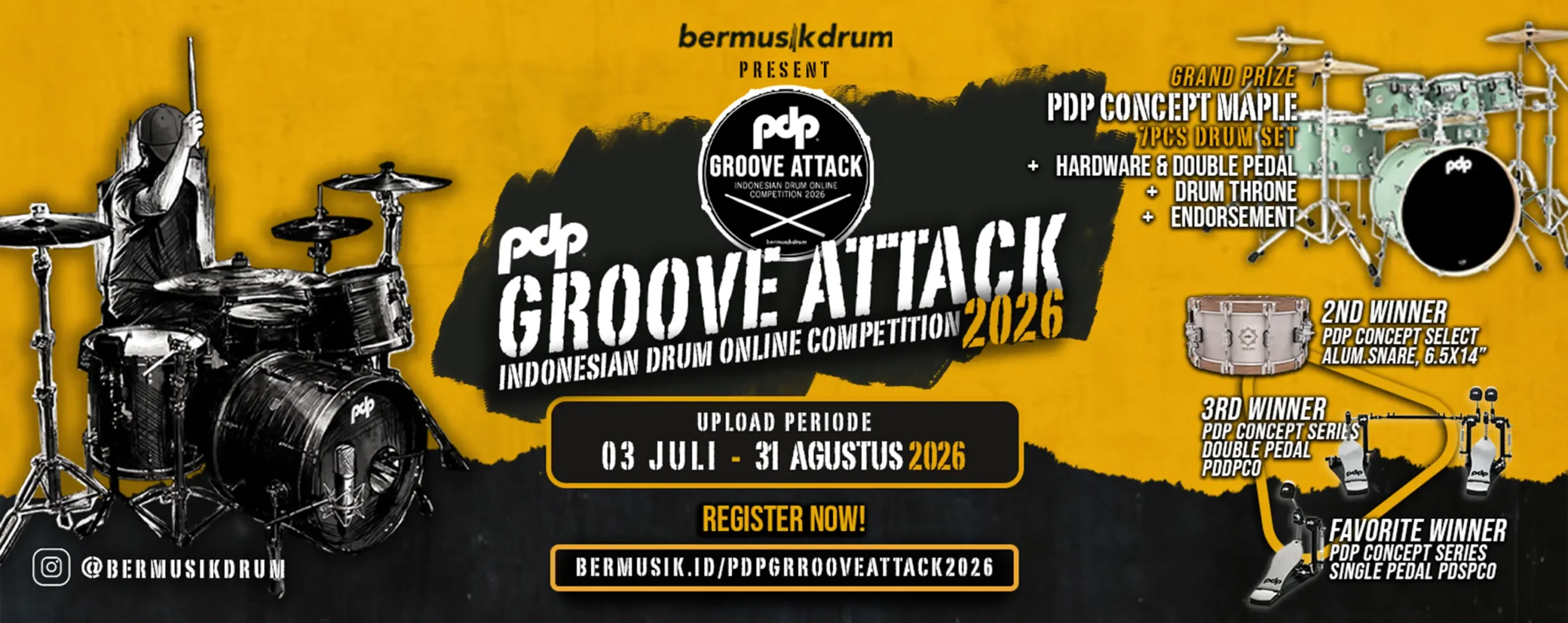 WEBSITE_DESIGN FLYER PDP GROOVE ATTACK_BERMUSIK